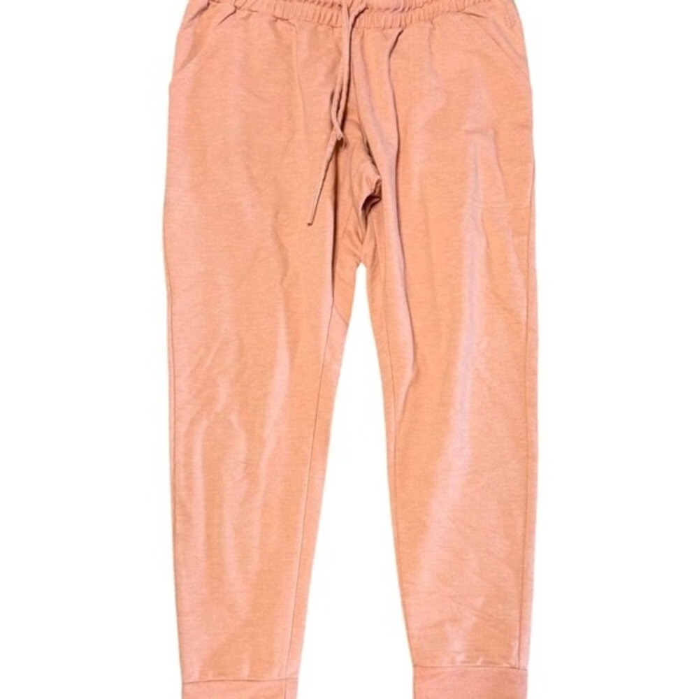 FP Movement orange joggers with drawstring waist Free People Athleisure Medium